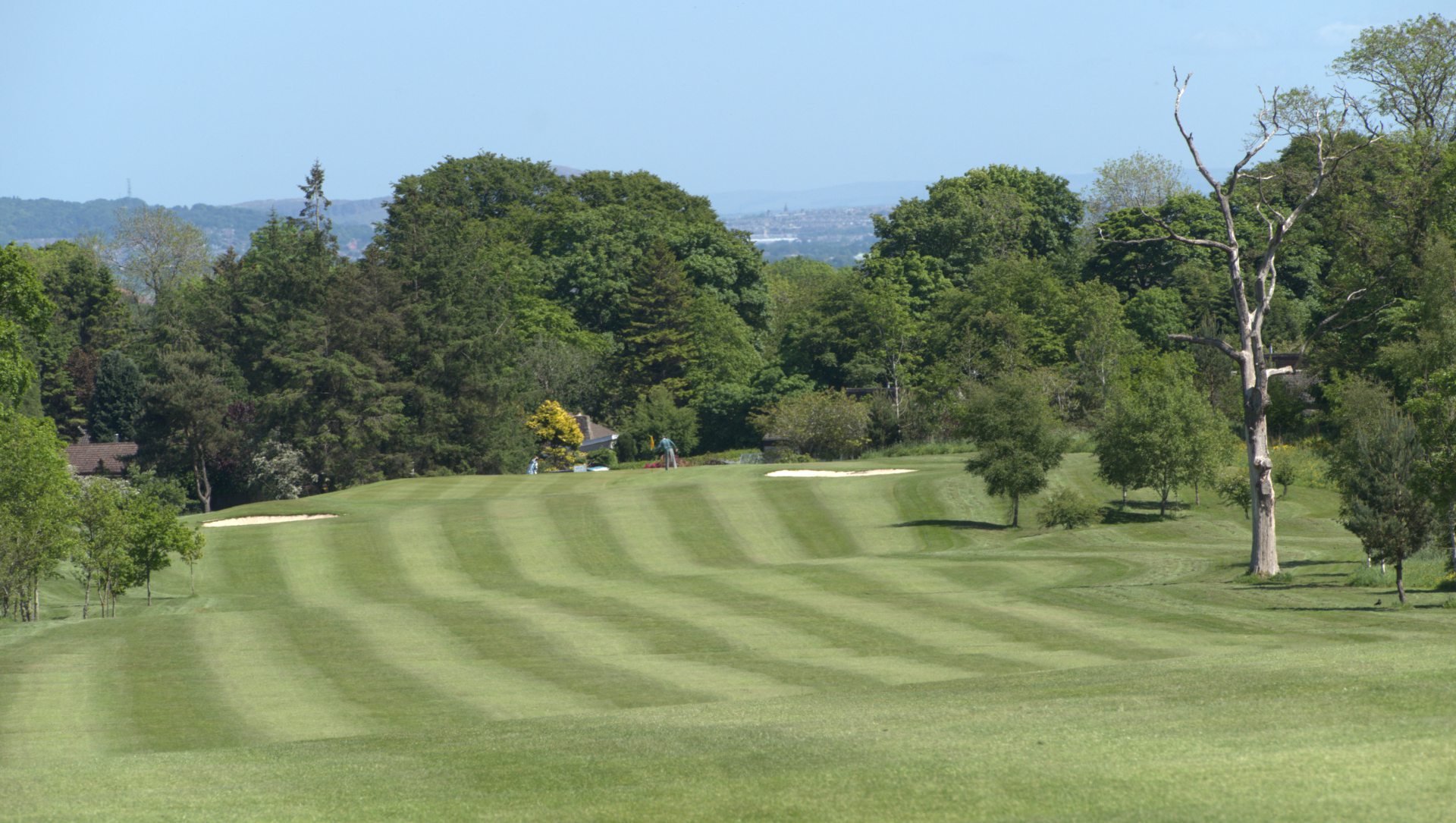 Binny Golf Club - First Green View