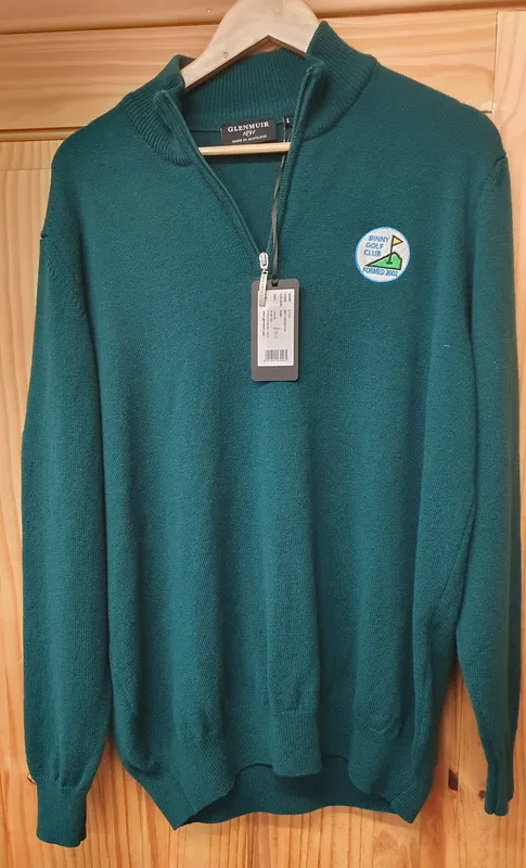 Glenmuir Quarter Zip Green