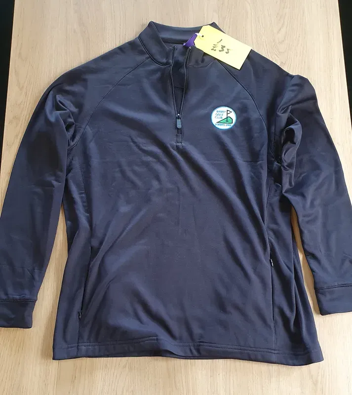 Quarter Zip Top Navy
